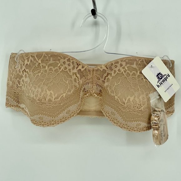 Wacoal Intimates Sleepwear Btemptd By Wacoal Lace Strapless Bra Nude Poshmark